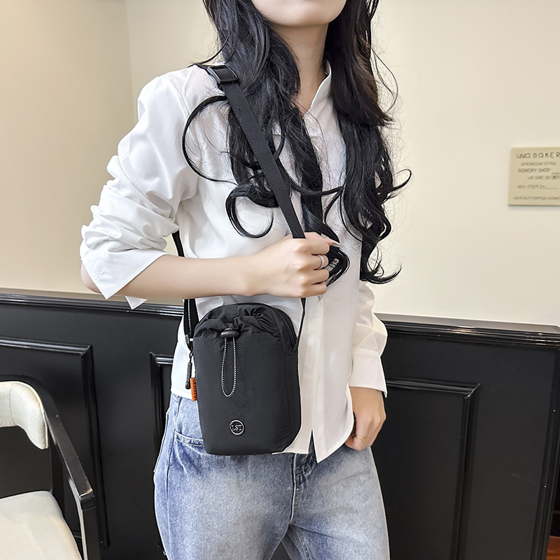 Bolso Bandolera para Teléfono Nailon Impermeable Con Cordón para Uso Diario