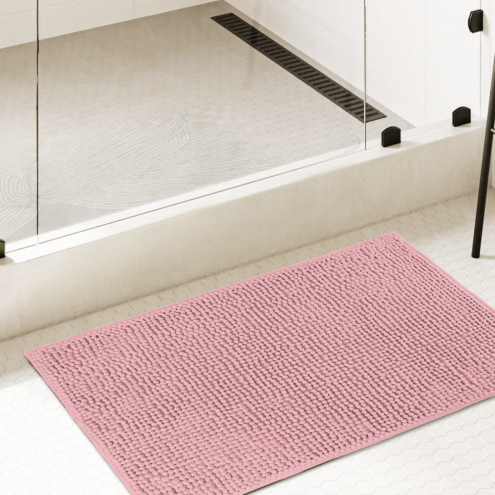 45*70 chenille piso Mat hogar Baño absorbente Mat puerta Mat transfronteriza Venta caliente Hotel Puerta Mat puerta pie