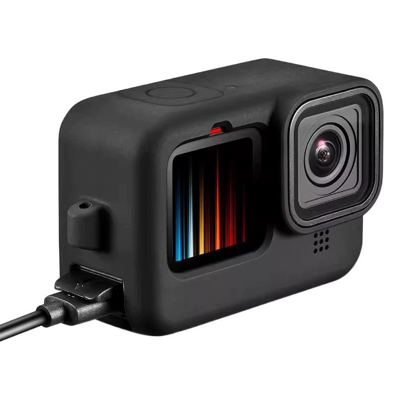 GoPro12/11/10/9 боковая крышка GoPro зарядка от пыли боковая крышка боковое открытие Крышка батарейного отсека аксессуары силиконовый чехол