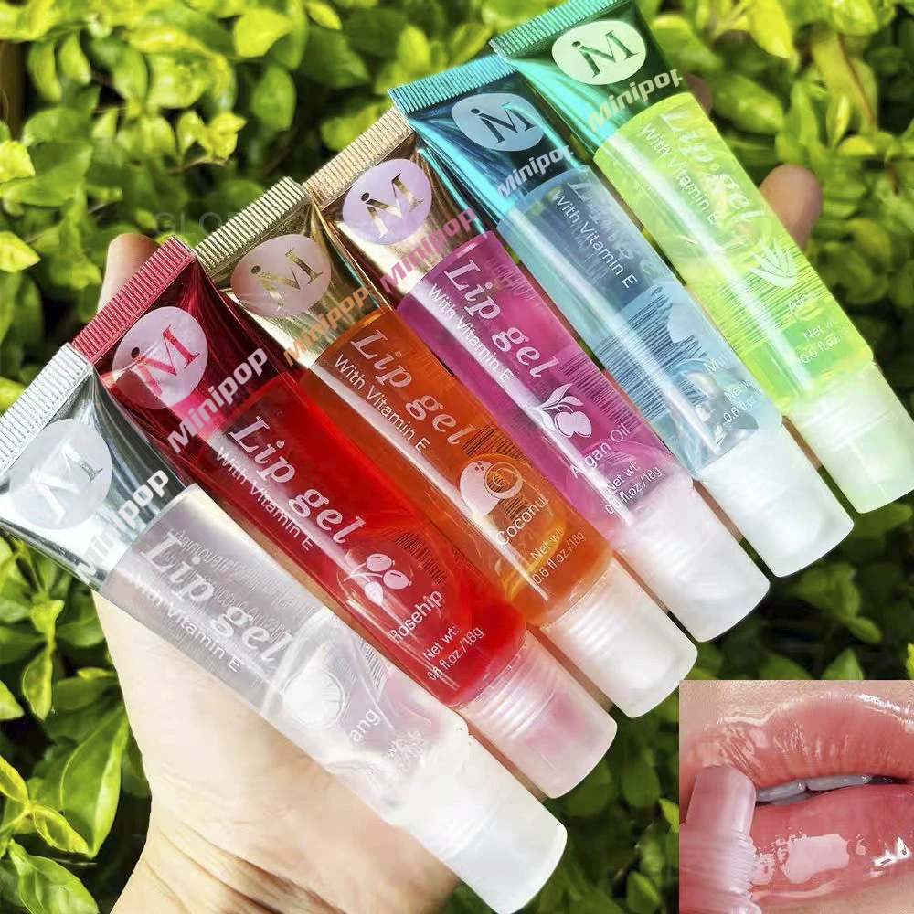 Transparent Moisturizing Lip Gloss, 18 ml, Fruit Flavor — Primer & Subtle Highlighter