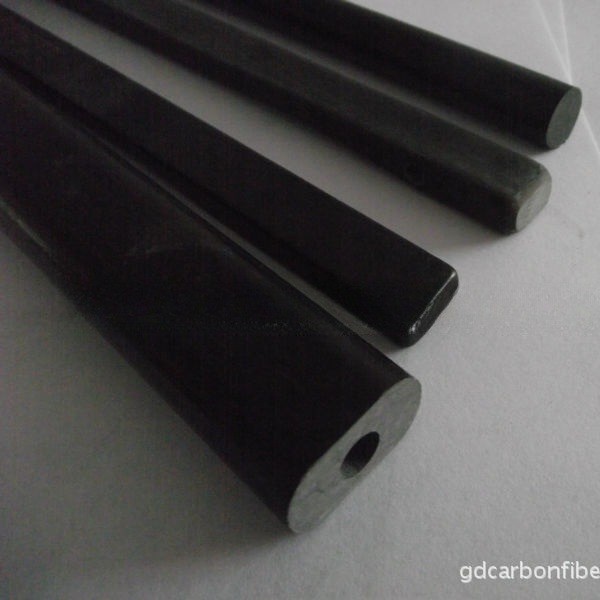 航空级椭圆碳纤维棒 哑光防滑表面处理0.05mm精度 支持CNC加工