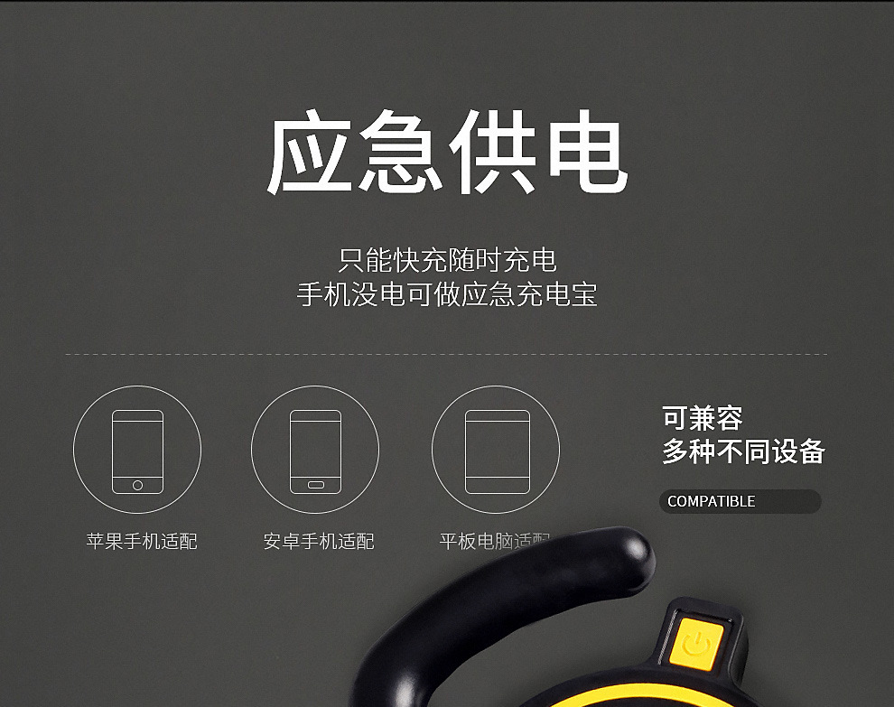 Solar COB camping lamp, charging outdoor usb portable lamp, flashlight, mobile phone charging, work light wholesale pic 35