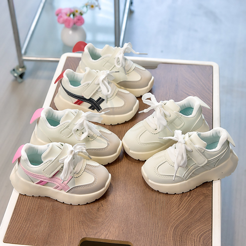 2026 nuevos zapatos deportivos para niños zapatos blancos para niños pequeños y medianos zapatos para bebés zapatos de correr antideslizantes zapatos Agan