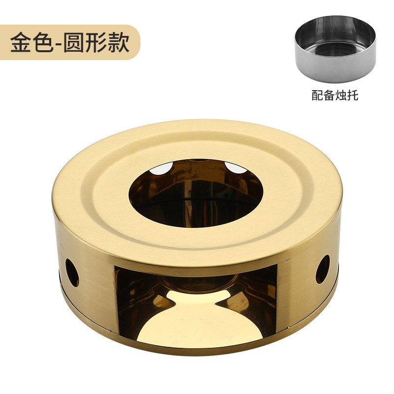 Estilo coreano de acero inoxidable té calentador hogar al aire libre estufa té cocina calefacción base té calentador ventas directas de la fábrica en stock