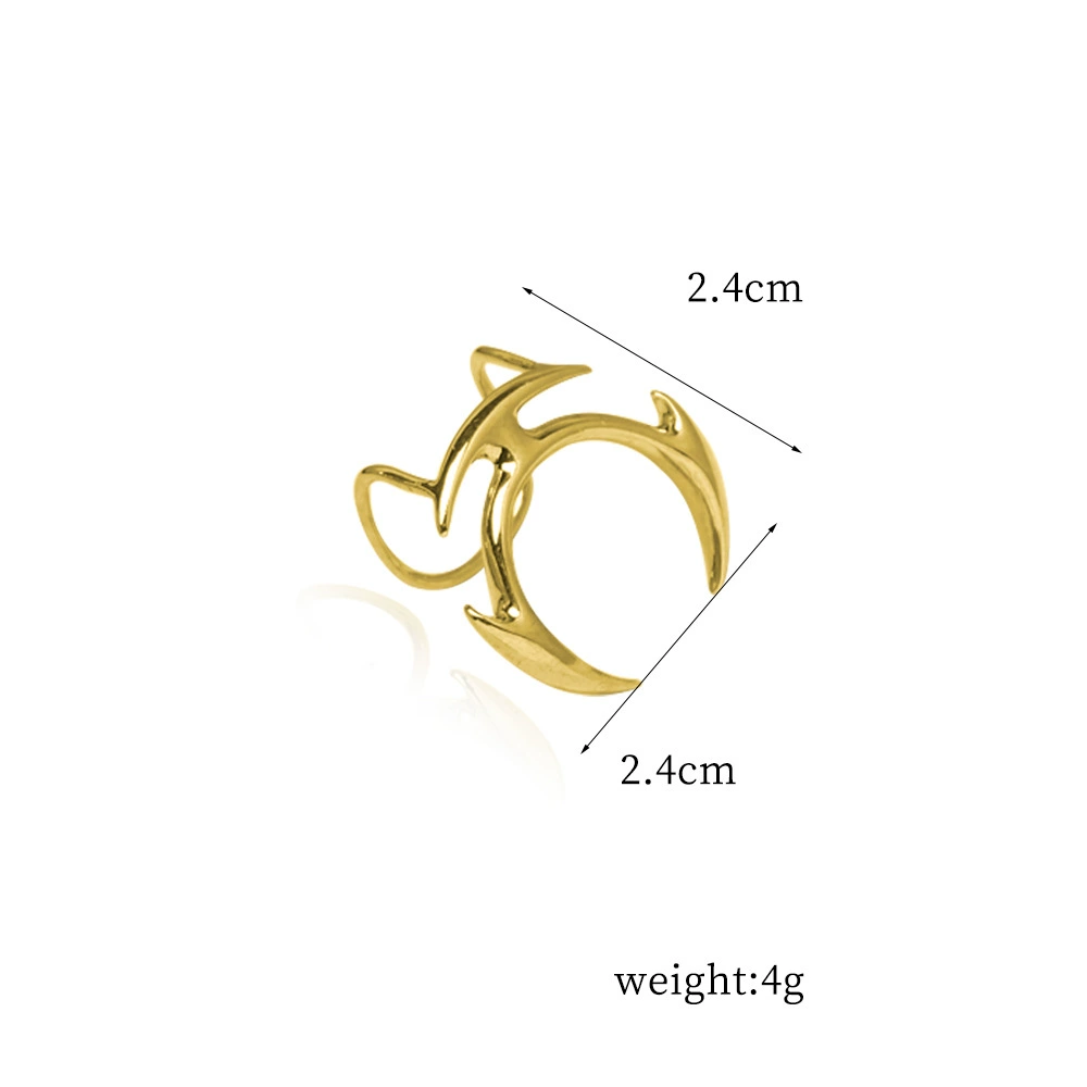 Creative mechanical copper sexy lip piercing, trend accessory, wholesale