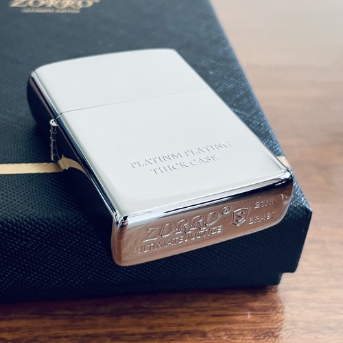 zorro brass kerosene windproof lighter personalized creative armor thickened shell suitable for DIY relief