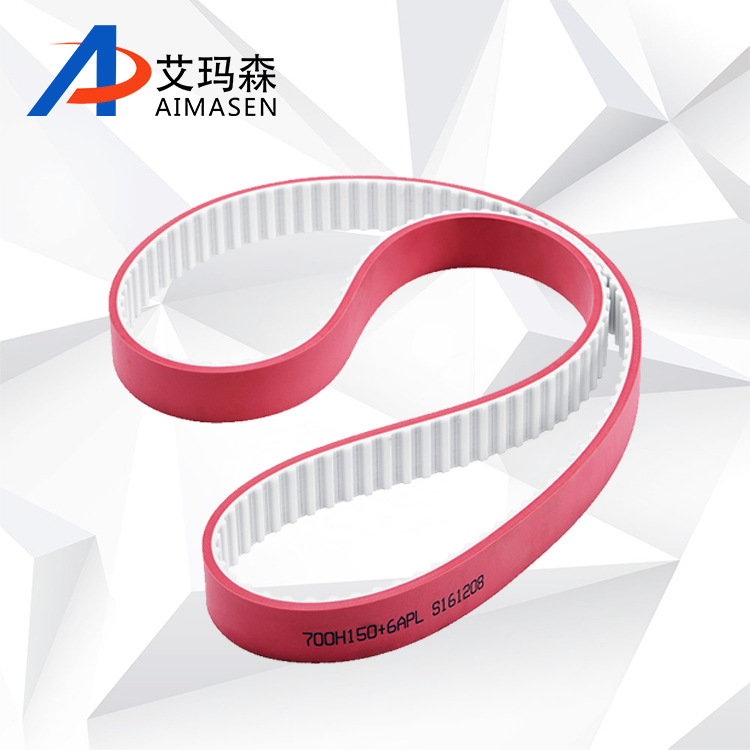 佛山pu无缝同步带传送带 聚氨酯一体成型同步带钢丝芯传动带