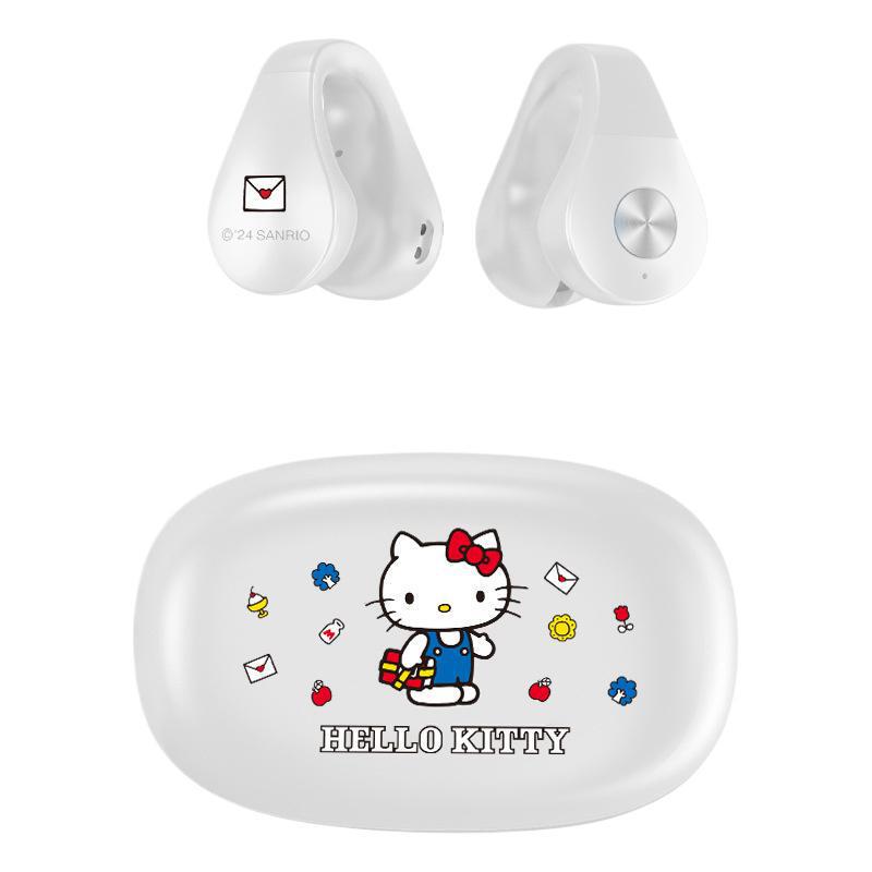 サンリオ ワイヤレス Bluetooth イヤホン イヤークリップ式 漫画 骨伝導 ノイズキャンセリング 長時間バッテリー 高音質 スポーツイヤホン|undefined