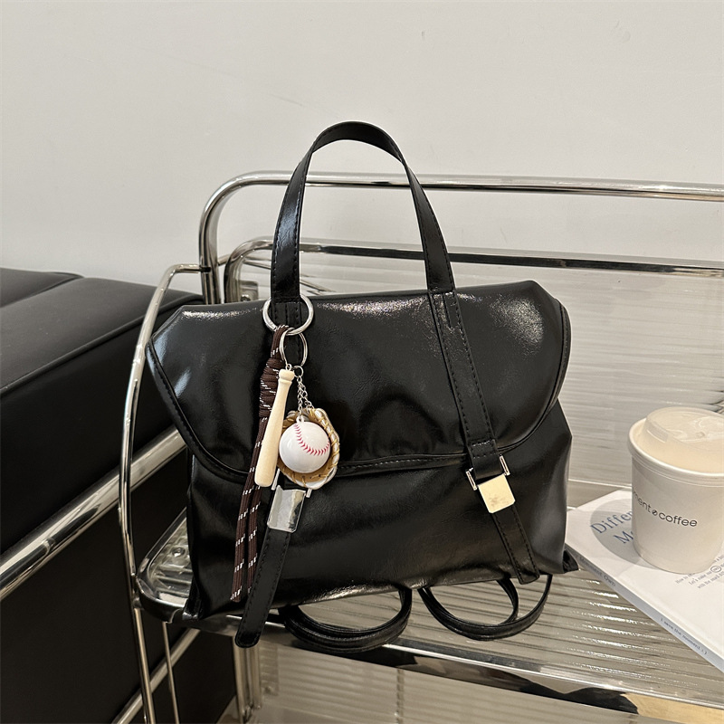 2024 otoño y invierno nuevo estilo de alta sensación bolso de mano de gran capacidad mochila de hombro mujer retro viaje de hombro mochila de moda
