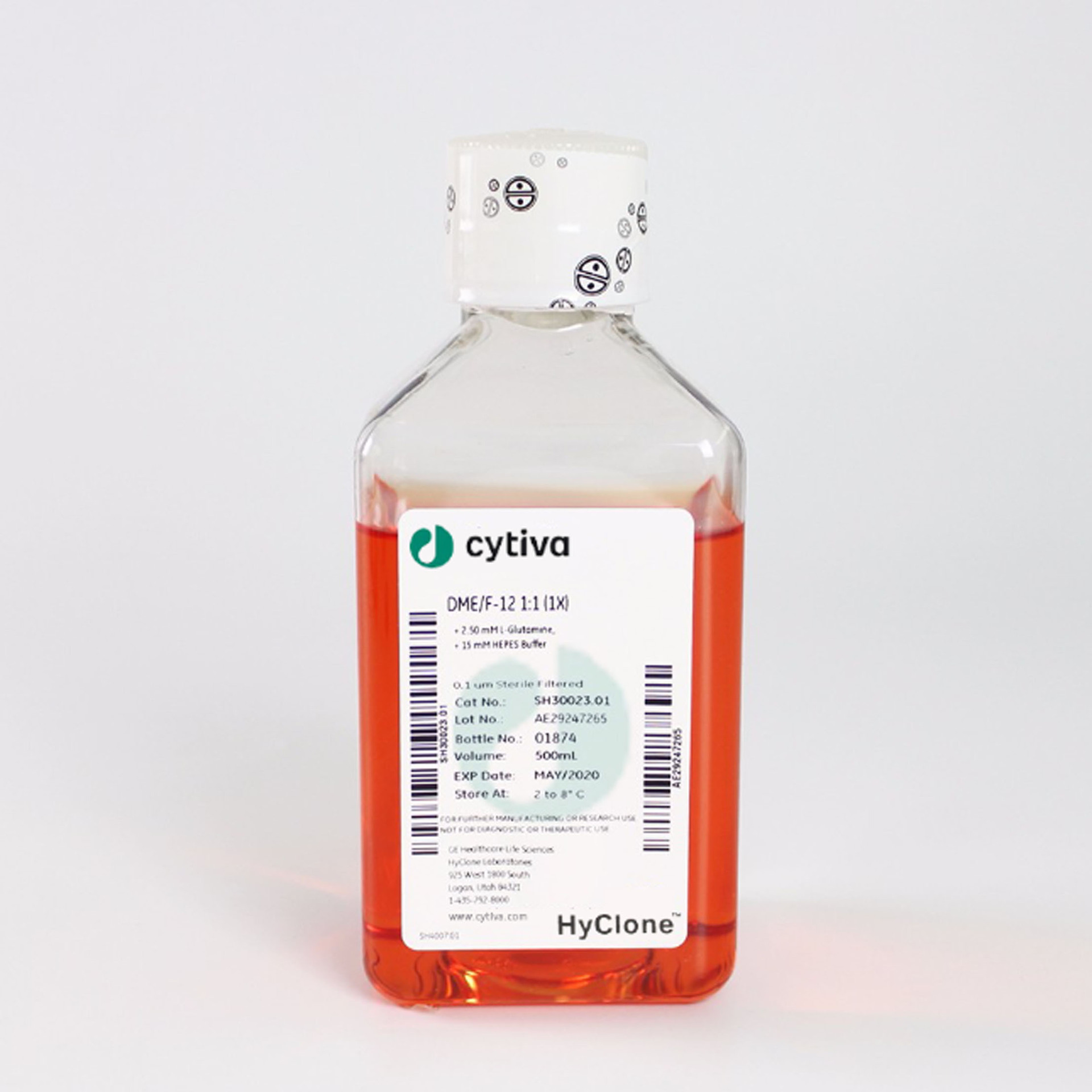 Cytiva SH30023.01 DMEM/F12(1:1)液体培养基,500ml/瓶