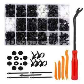 415pcs盒装通用卡扣套盒汽车门板穿心钉密封钉柳钉膨胀螺丝套装