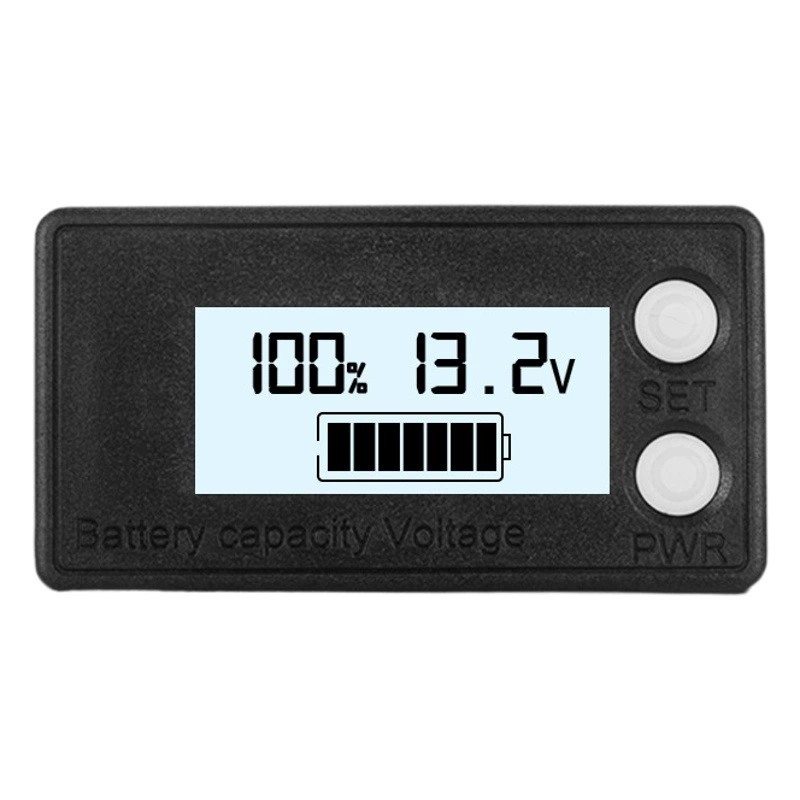 IP67 водонепроницаемый ЖК-двухпроводной 8-100V свинцово-кислотный литиевый напряжение питания цифровой дисплей цифровой измеритель мощности