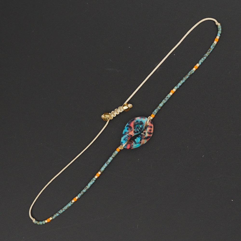 Nihaojewelry Wholesale Jewelry Ethnic Style Shell Diamond Miyuki Beads Woven Bracelet display picture 6
