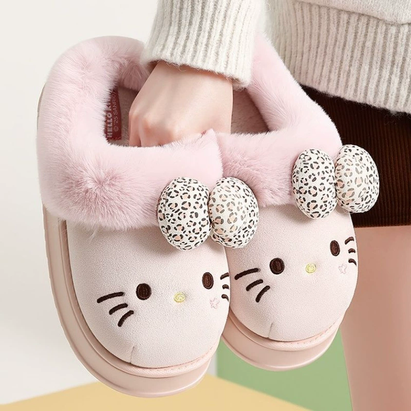 Hello Kitty, мультяшные тапочки, демисезонная обувь