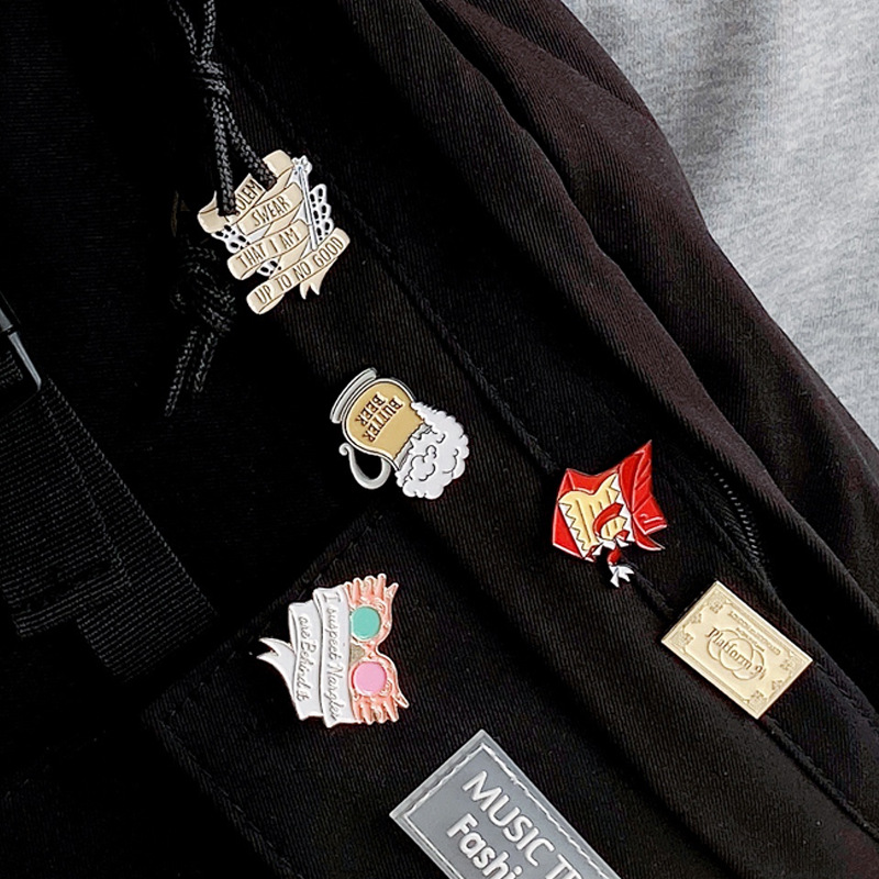 Cartoon Style Pin Cartoon Alloy Stoving Varnish Unisex Brooches display picture 3