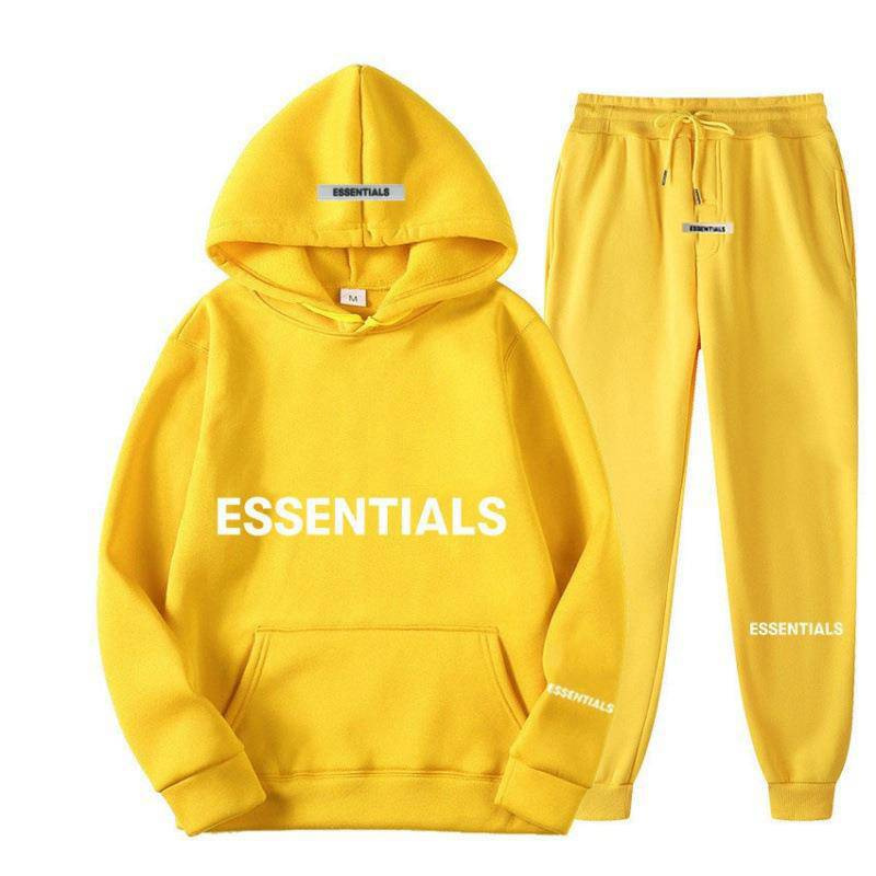 Traje de suéter europeo y americano transfronterizo Essentials nuevos hombres y mujeres suéter de manga larga sweatpants suit pullover HOODIE