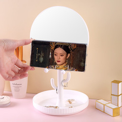 New daily make-up mirror, vanity mirror, home supplies, high-definition mirror, round, simple, cute, portable make-up mirror