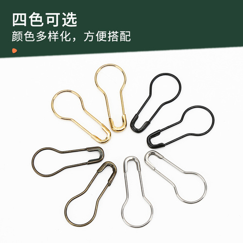 Copper/iron safety pins, clothing accessories pins, clothing accessories tags, gourd pins, note tags, small buckle pins