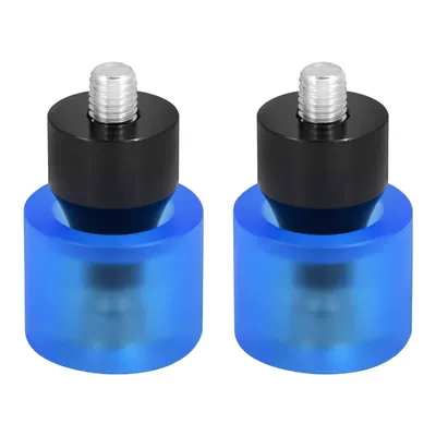 Motorcycle accessories suitable for Harley Glider: Motorcycle bumper - blue-ball-with-black-lining