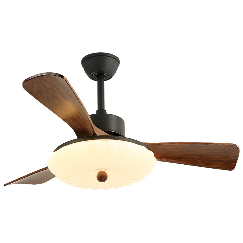 Luz de ventilador de comedor estilo antiguo estética de la dinastía Song nueva luz de sala de estar francesa lámpara de ventilador de techo de comedor 473L lámparas de montaña image 5