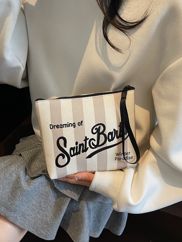 Bolsa de mano de mujer estampada de leopardo bolsa de lona bolsa de estilo sur almacenamiento de teléfono móvil con estilo de viaje diario versátil