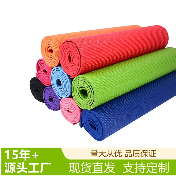 Professional production and supply of 6mm8mm yoga mat pvc yoga mat non-slip sports mat