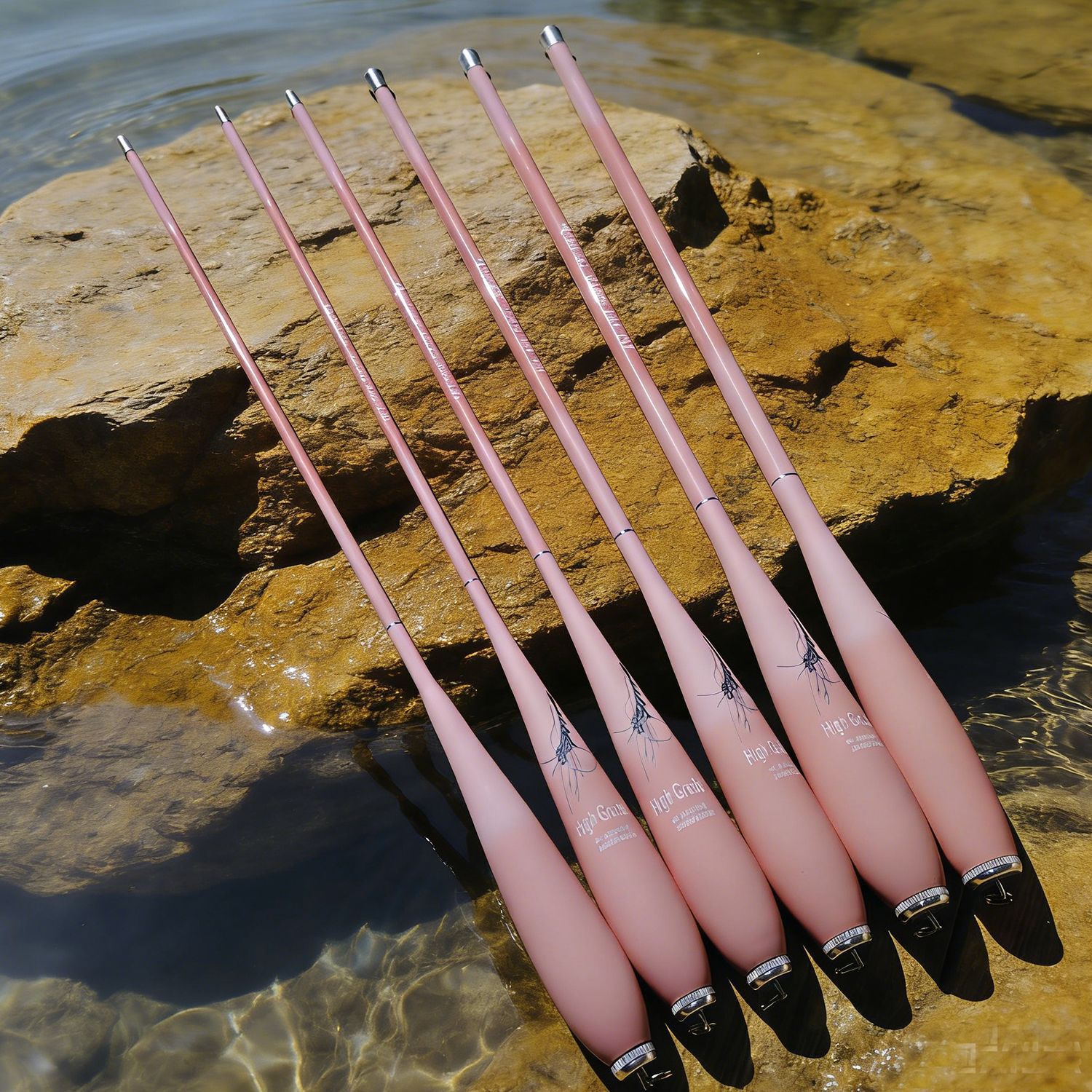 2025 large handle pink shrimp rod ultra-short section fishing rod…