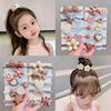 children Elastic lovely Curry color girl Tousheng High elasticity Little Girl Hairpin Ponytail Headdress