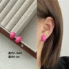0311 rose red bean 925 silver needle