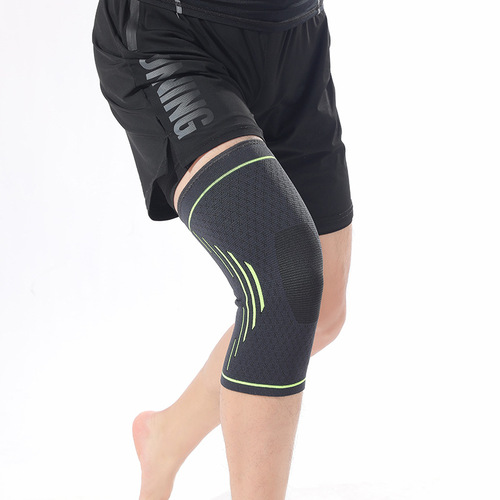 高弹3D针织运动护膝男女通用款骑行瑜伽跳操保护膝盖护具篮球护膝