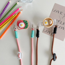 厨房模型手机背夹挂绳 女生斜跨背带挂绳夹 抖音日韩卡通手机挂绳