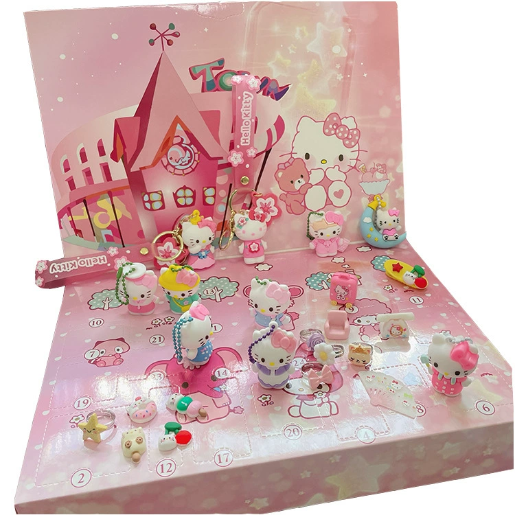 Хит продаж L Санрио Куломи KT Закрытая коробка набор игрушек Poke Hole DIY Mary Party Gift Hole