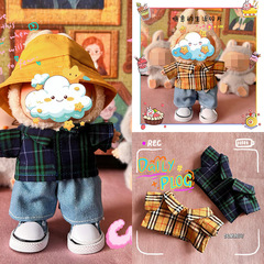 服のみ、ぬいぐるみ、ベビー服、カジュアルなチェック柄シャツ、人形用おもちゃの服、キーホルダーペンダント、衣料品アクセサリー