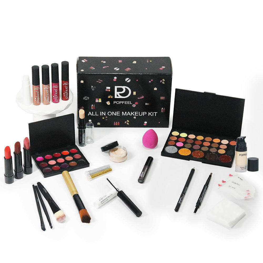 POPFEEL Makeup Set - Complete Beginner's Makeup Set, Makeup Combination, Light Makeup, Nude Makeup_voghion.com