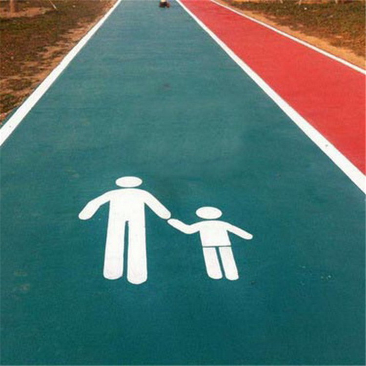 彩色防滑路面胶 超防滑型陶瓷颗粒路面粘接剂 路面改色