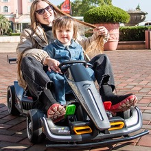 儿童卡丁车电动可漂移F1玩具汽车可坐小孩大人亲子车遥控四轮童车