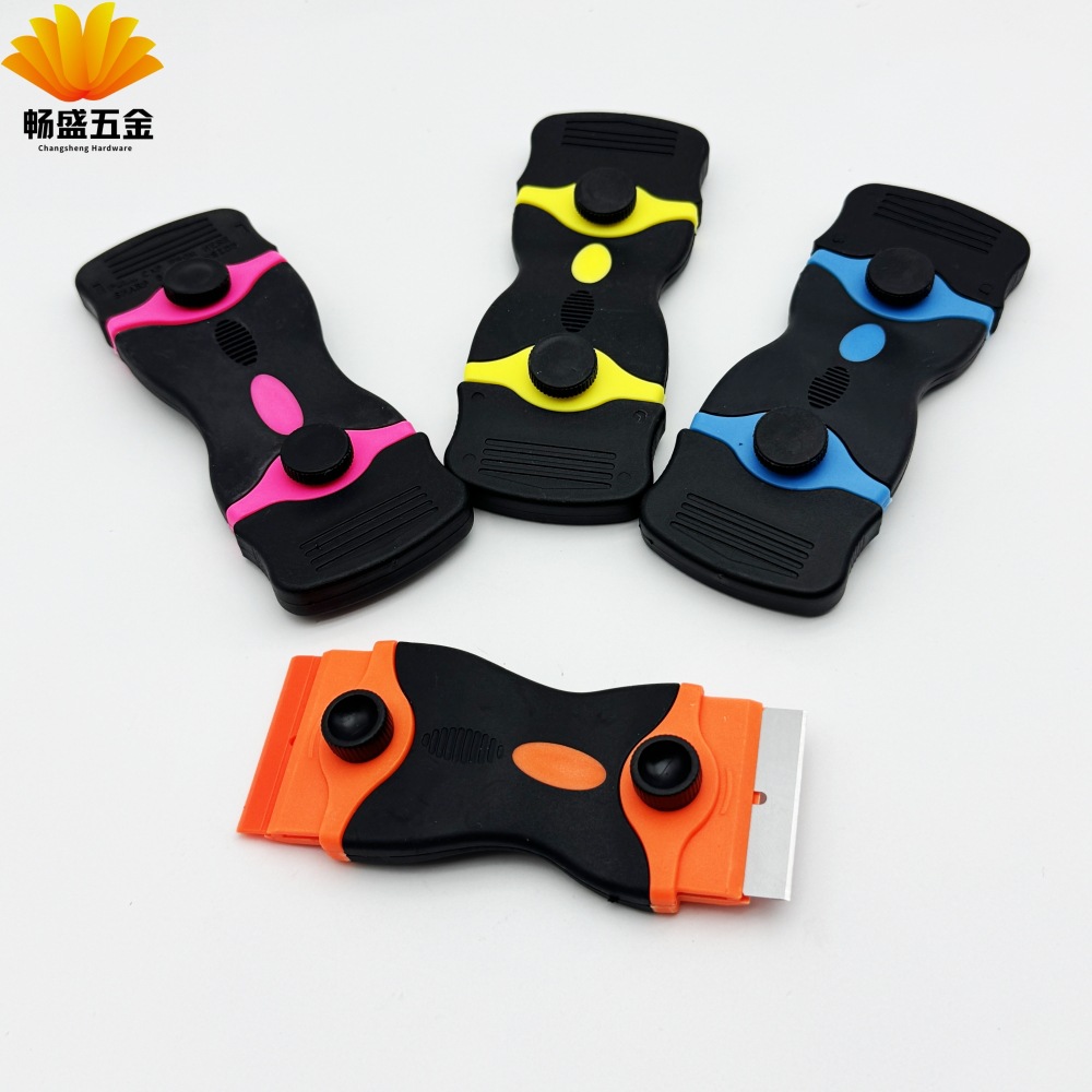 双头除胶铲刀多功能 汽车贴膜清洁塑料小刮刀工具 除污双头铲刀