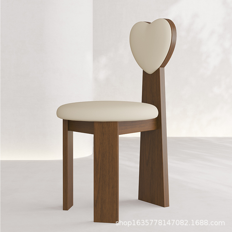 Nórdico retro silla de comedor de madera sólida hotel de restaurante casero estilo medieval silla de respaldo silla de tela de algodón fábrica de fuente