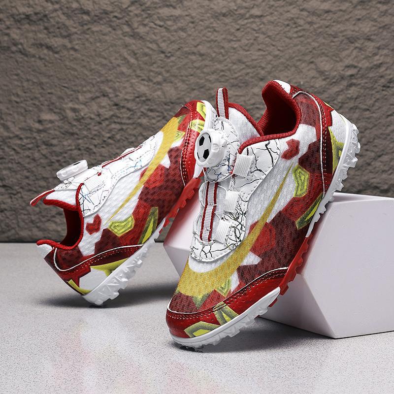 Zapatos de Fútbol Infantil con Tacos Rotos de Malla y Caucho Transpirable para Entrenamiento image 7