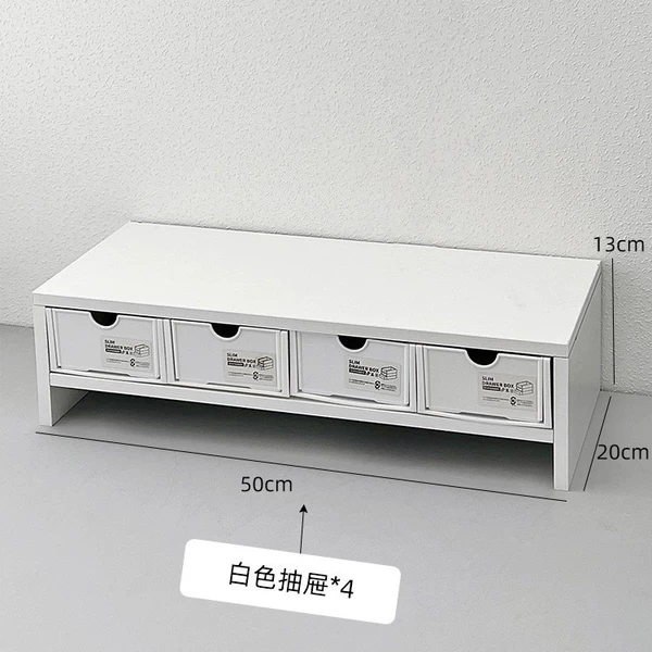 Double layer + 4 white drawer box