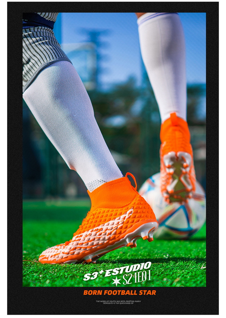 large-size High-top Football With Spikes For Adults, Men, Women, Students, And Older Children, Artificial_vogvips.com