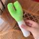 Cute cartoon plush green onion long pillow doll plush toy creative funny cat pet bite