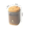 Yellow [Wood Grain Toothpick Holder]