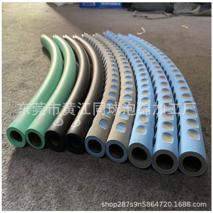 批发NBR泡棉护套管呼啦圈泡棉管 运动器材护套 高回弹泡棉管