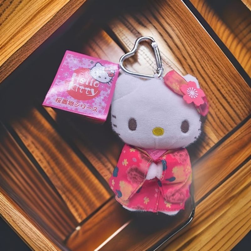 日式樱花和服哈喽kt包包挂件可爱玩偶书包少女心玩偶毛绒挂件娃娃|undefined