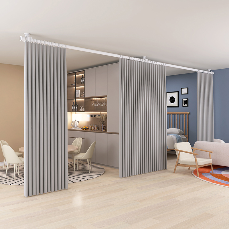 ♔ Floor-To-Ceiling Screen Partition for Living Room, Simple DIY Wall Panel for Bedroom, Foldable and Movable for Rental Housing