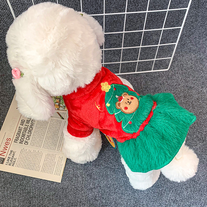 160g Weight Pet Clothing Type Of Pet Supplies 1 Piece Quantity Holiday, Daily, Festival Occasion Polyester Material Christmas Festival Elk Pattern Winter Season Cute Style Cute Polyester Christmas Elk Pet Clothing 无