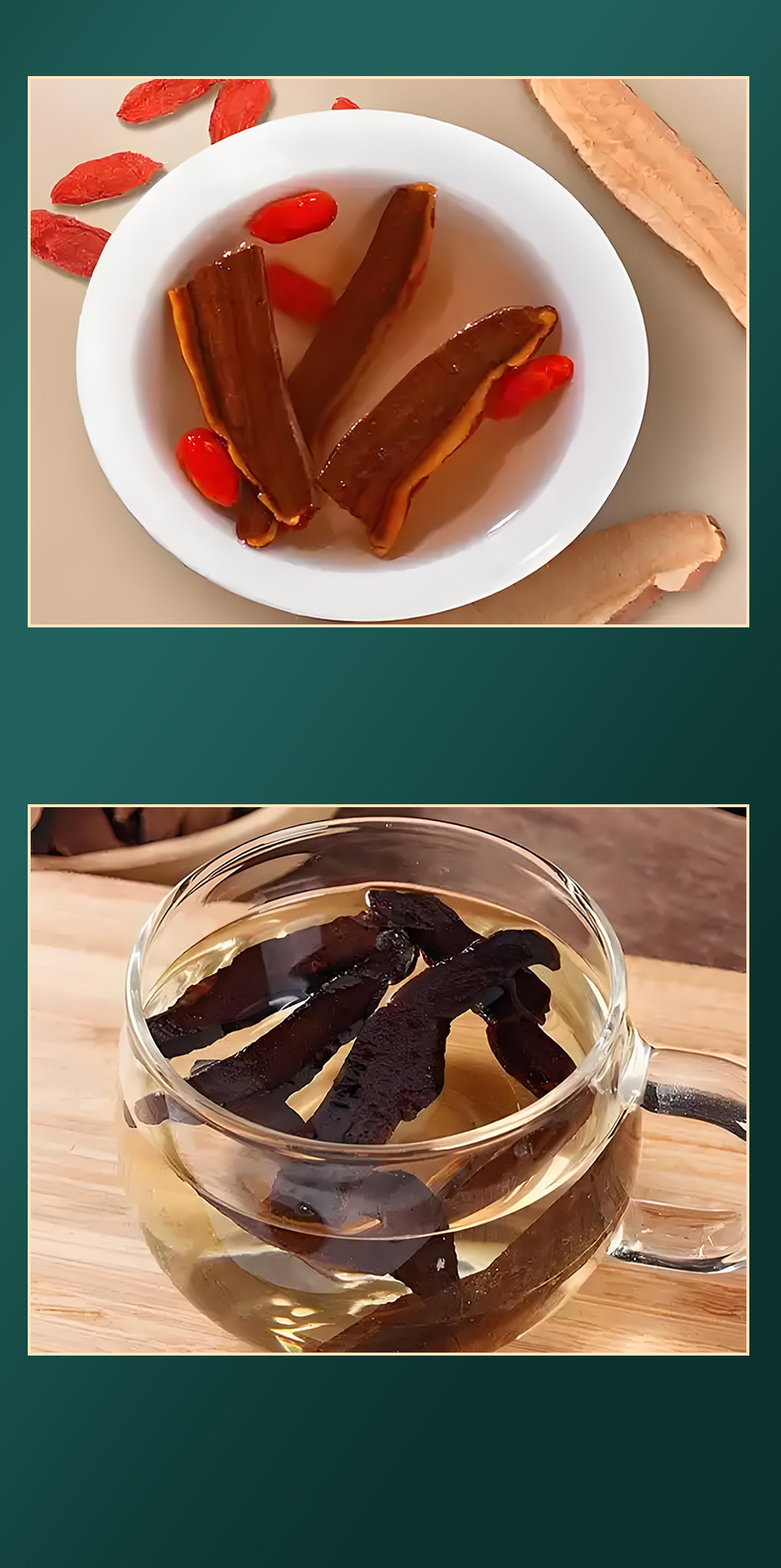 Dried Black Reishi Mushroom Whole Lingzhi Slices for Herbal Decoction and Wine Infusion 500g quality and texture
