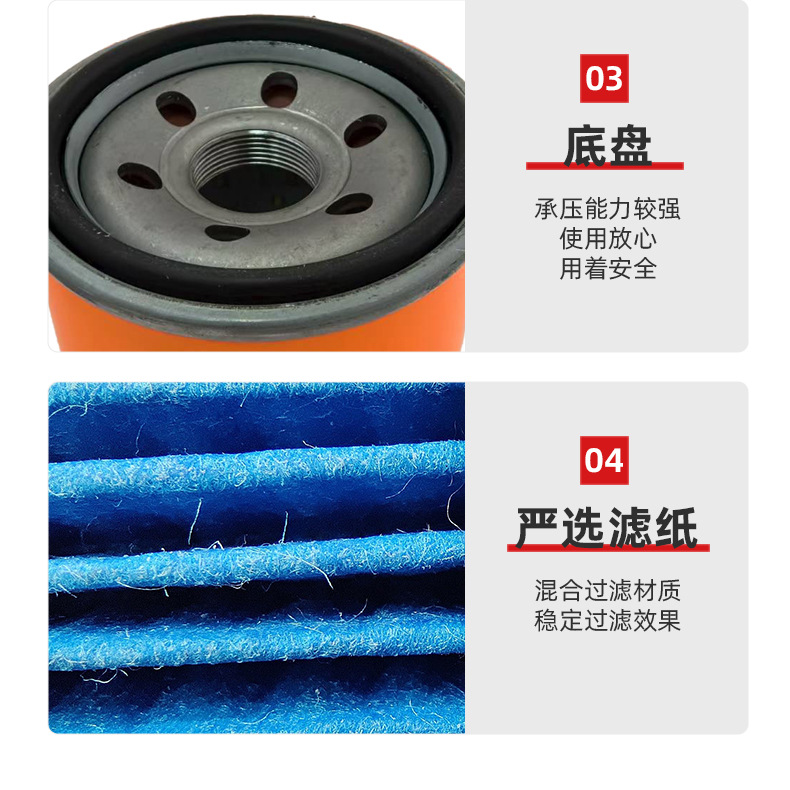 Motorcycle Oil Filter Element Suitable for Suzuki Haojue Chunfeng/Cfmoto Oil Filter Manufacturer