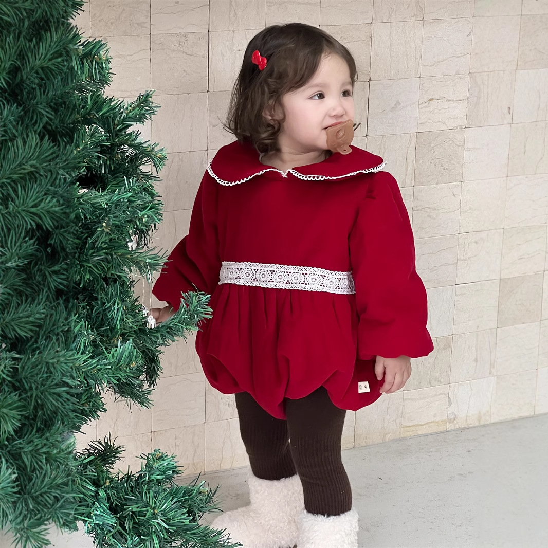 Ropa de invierno para niños, bolsa de solapa para bebés, ropa infantil coreana más camisa de pelusa
